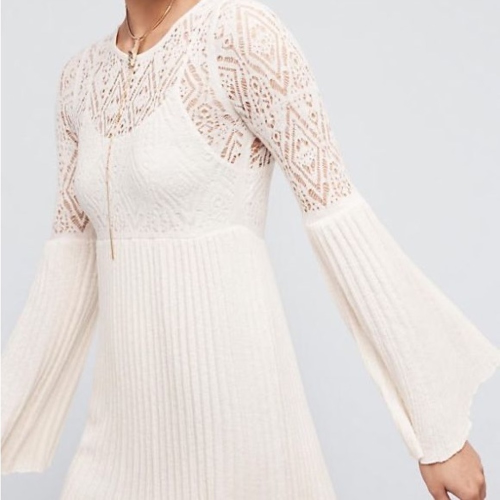 Bell sleeved Floreat (from Anthropologie) dress
